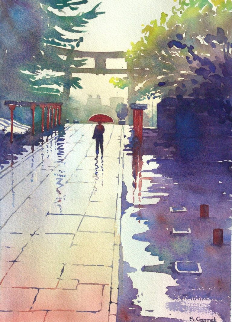 Rainy Day in Kyoto, Japan